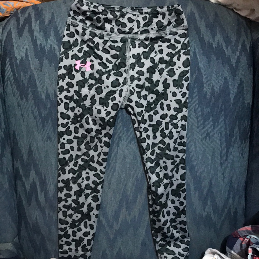 4t under armour leopard print leggings